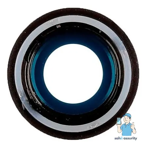 Camera Lens Glass with Frame for Apple iPhone 8 Black thumbnail